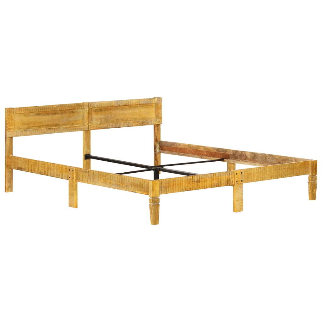 vidaXL Cadru de pat, 160 cm, lemn masiv de mango