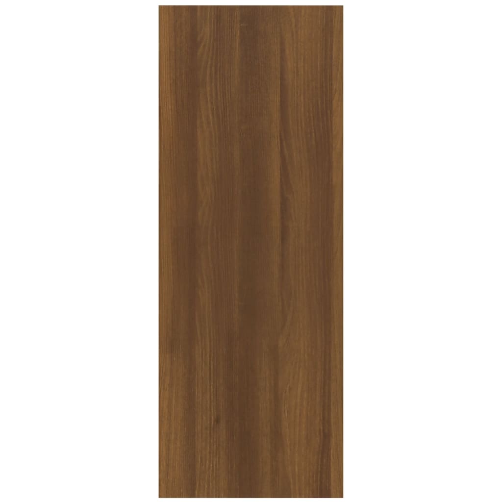 vidaXL Măsuță consolă, stejar maro, 78x30x80 cm, lemn prelucrat