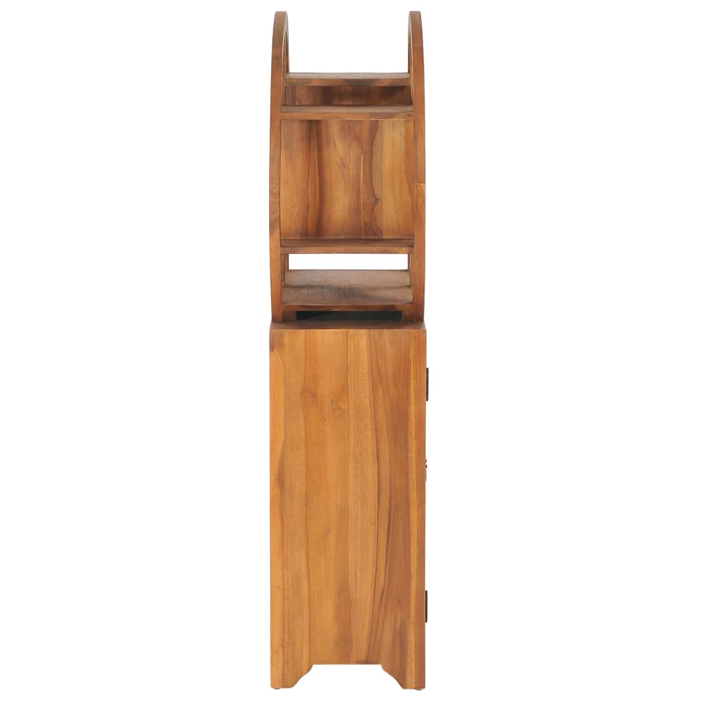 vidaXL Dulap cu raft Yin Yang, 70 x 30 x 130 cm, lemn masiv de tec