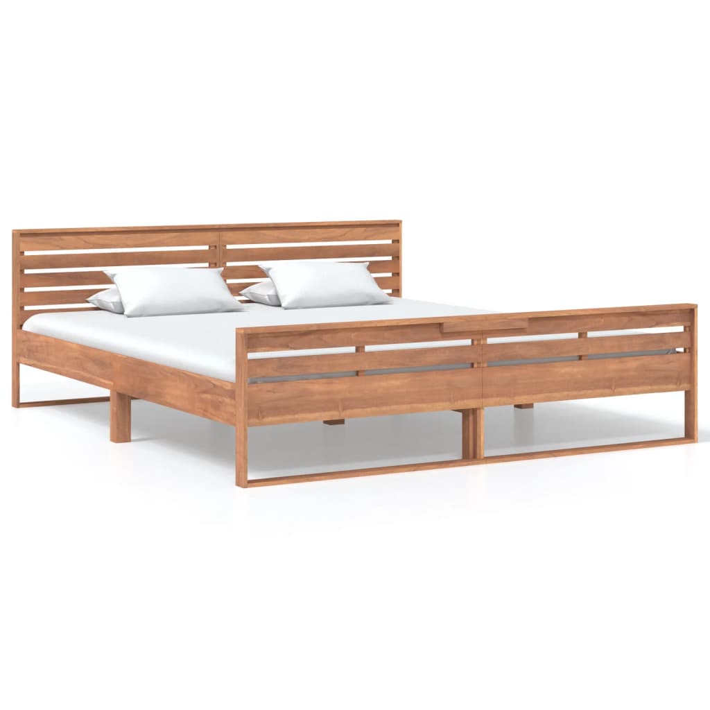 vidaXL Cadru de pat, 180x200 cm, lemn masiv de tec