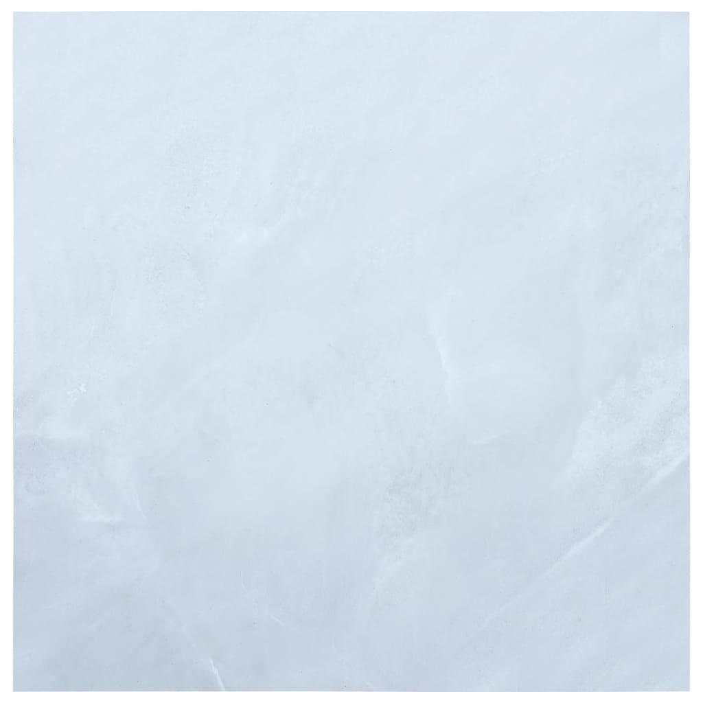 vidaXL Plăci de pardoseală autoadezive, alb marmură, 5,11 m² PVC