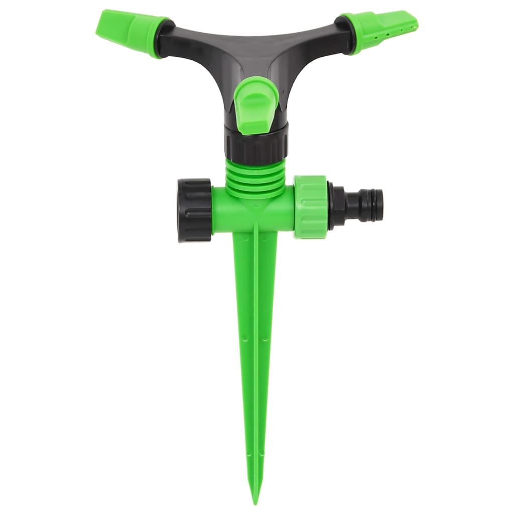 vidaXL Aspersoare rotative 4 buc. verde și negru 16x13,5x25,5cm ABS&PP