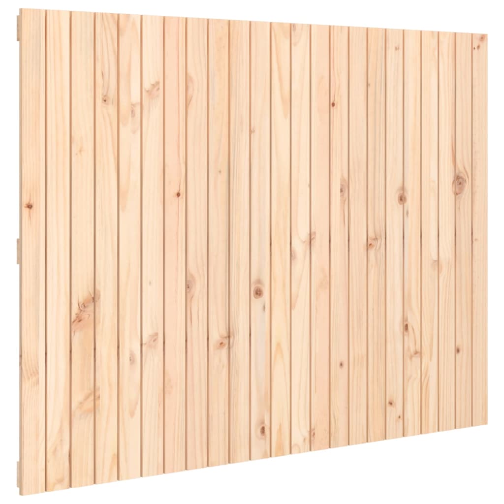 vidaXL Tăblie de pat pentru perete, 146,5x3x110 cm, lemn masiv de pin
