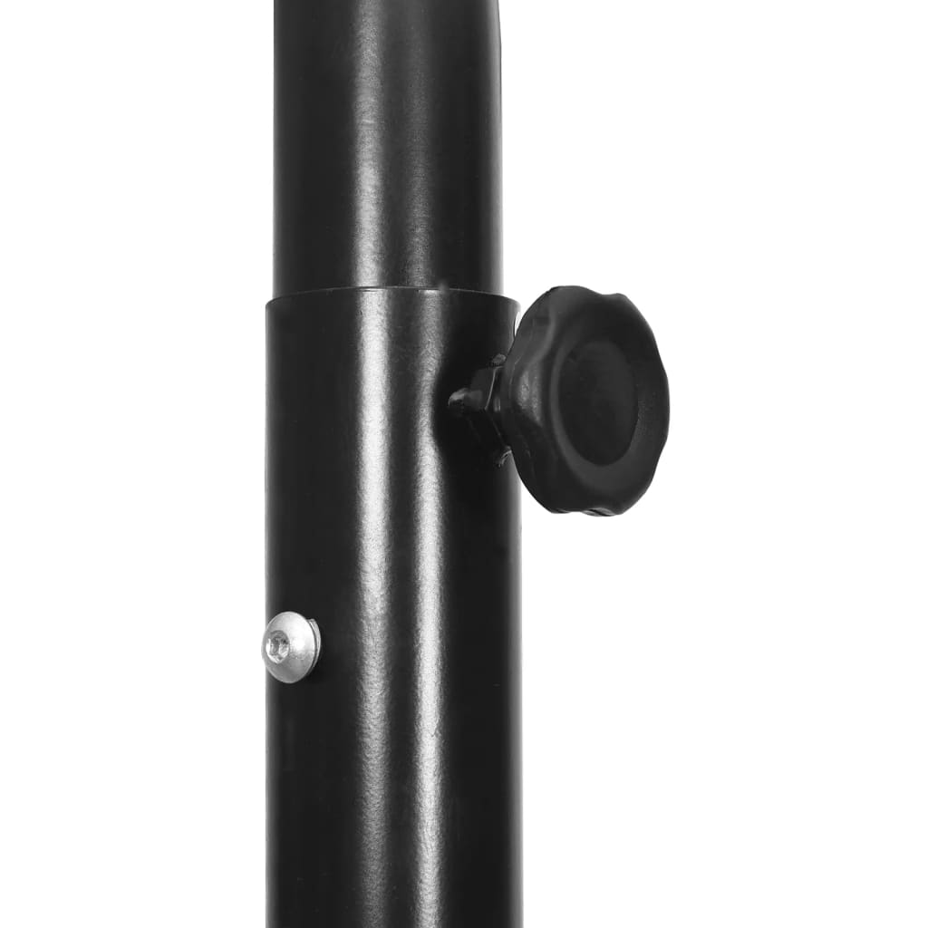vidaXL Suport cu coș de baschet, negru, 282-352 cm, polietilenă