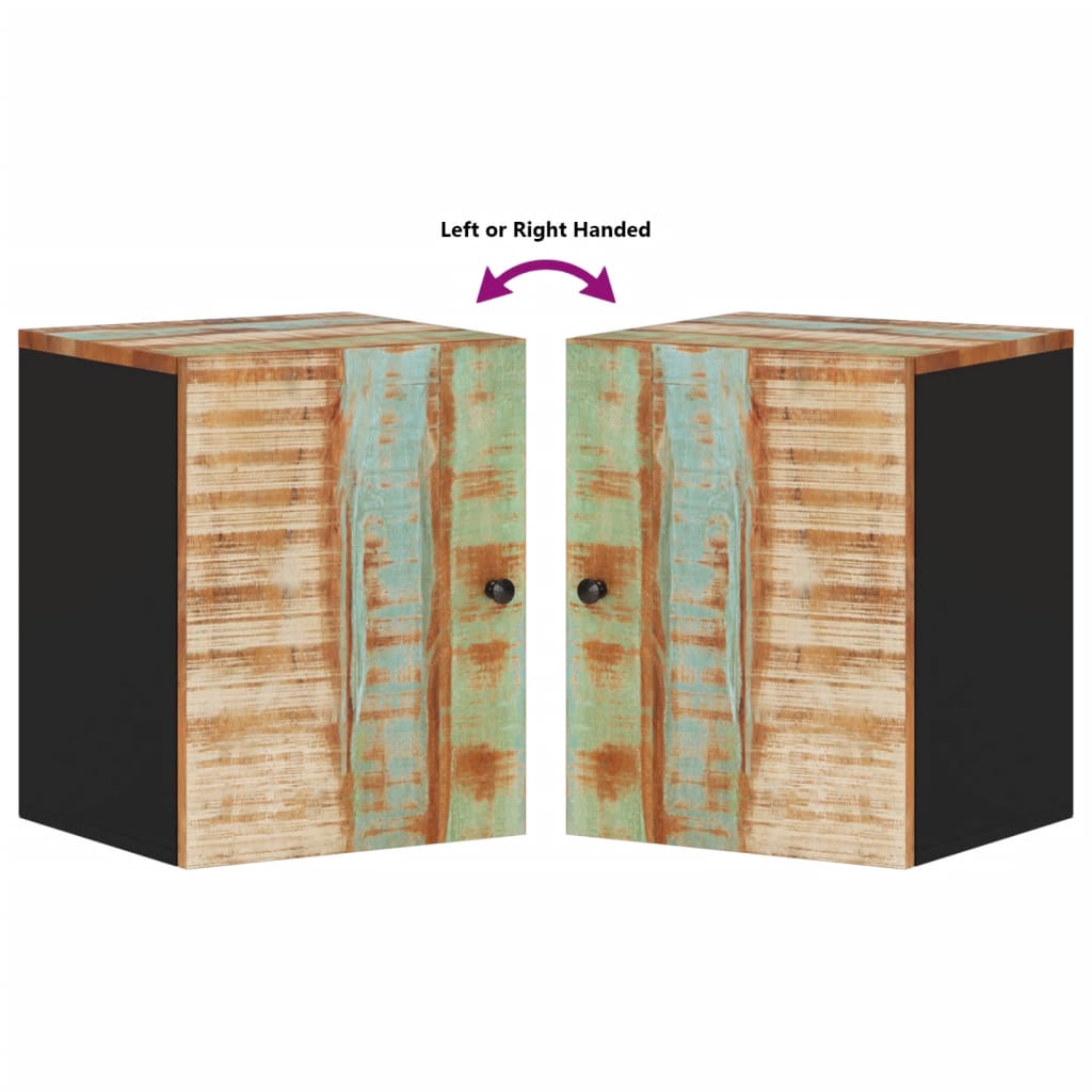 vidaXL Dulap de perete de baie, 38x33x48 cm, lemn masiv reciclat