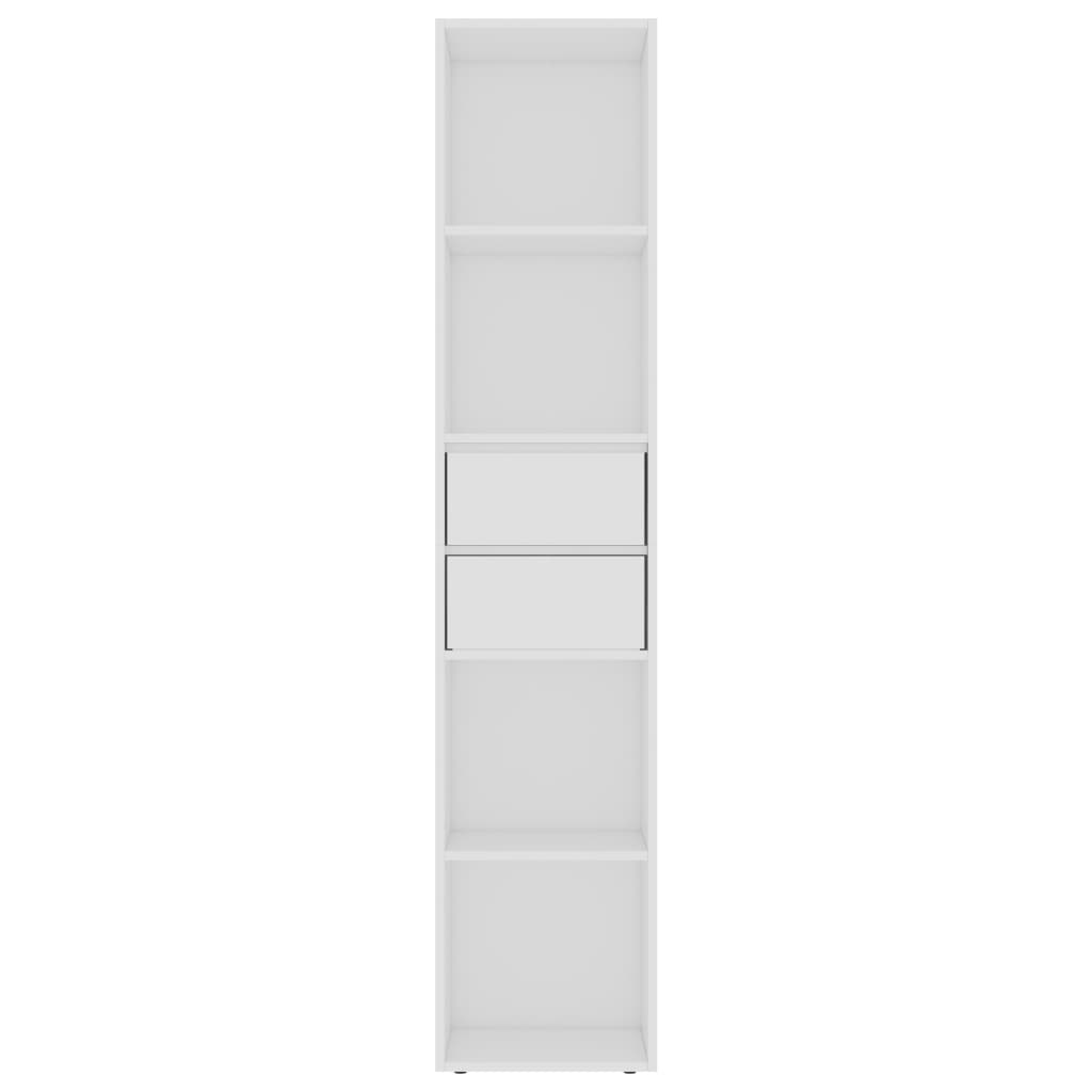 vidaXL Bibliotecă, alb, 36 x 30 x 171 cm, PAL