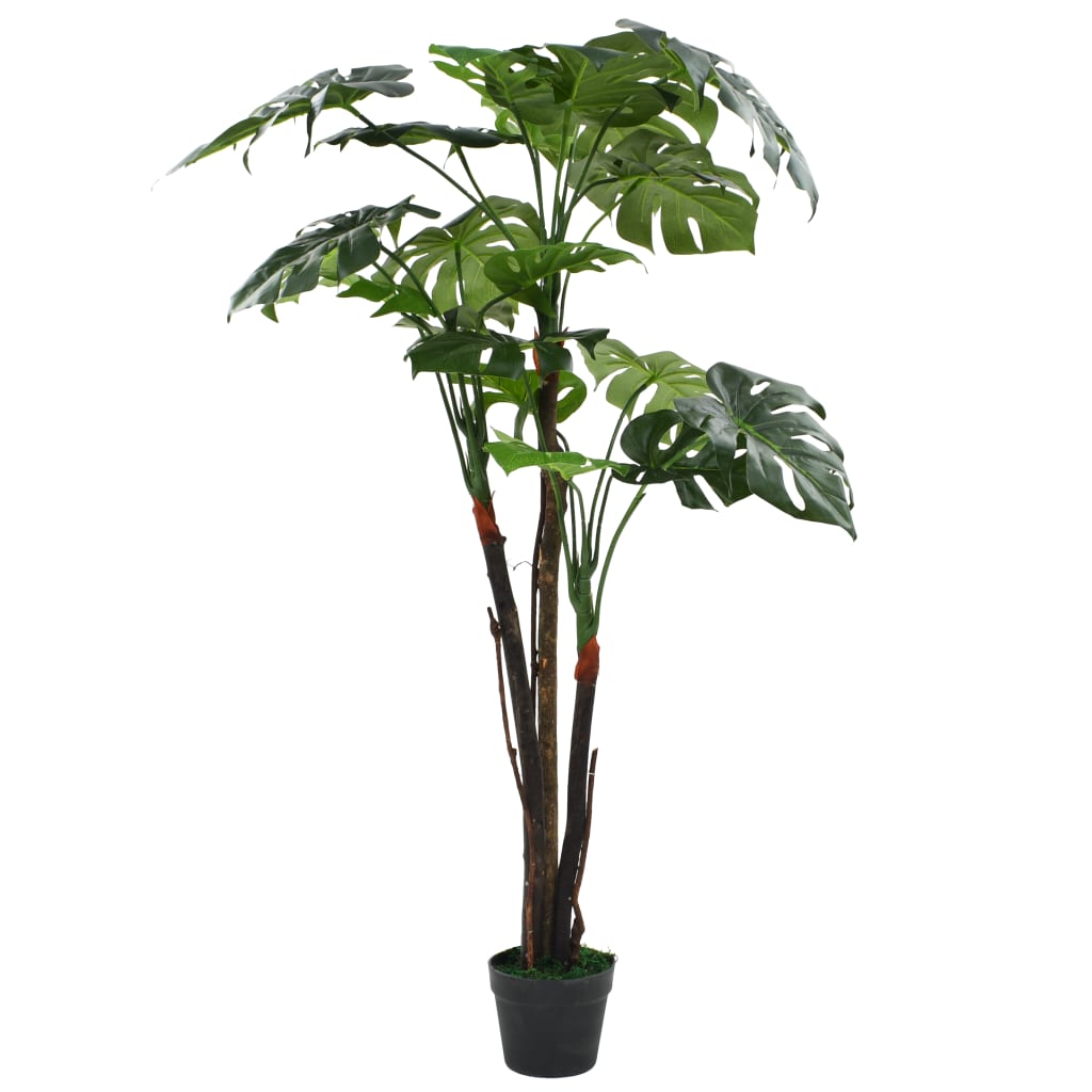 vidaXL Plantă artificială Monstera cu ghiveci, 130 cm, verde