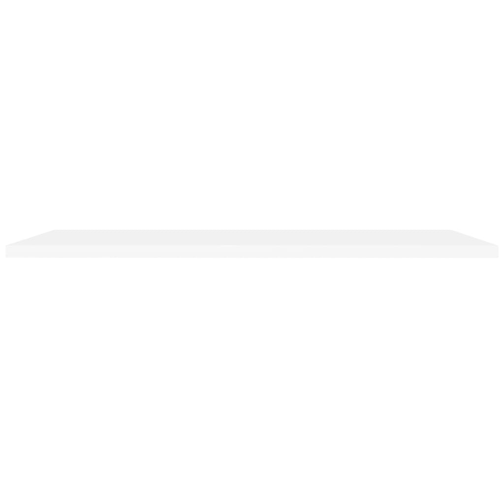 vidaXL Rafturi de perete suspendate, 2 buc., alb, 120x23,5x3,8 cm, MDF