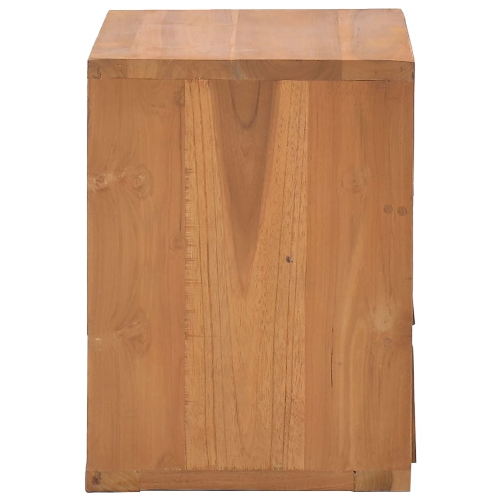 vidaXL Noptieră, 40x30x40 cm, lemn masiv de tec