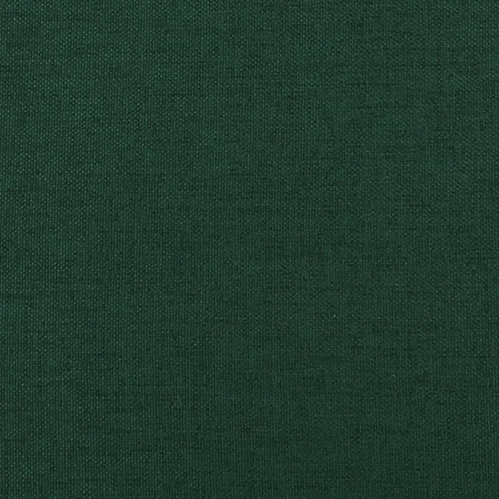 vidaXL Scaun de relaxare, verde închis, material textil