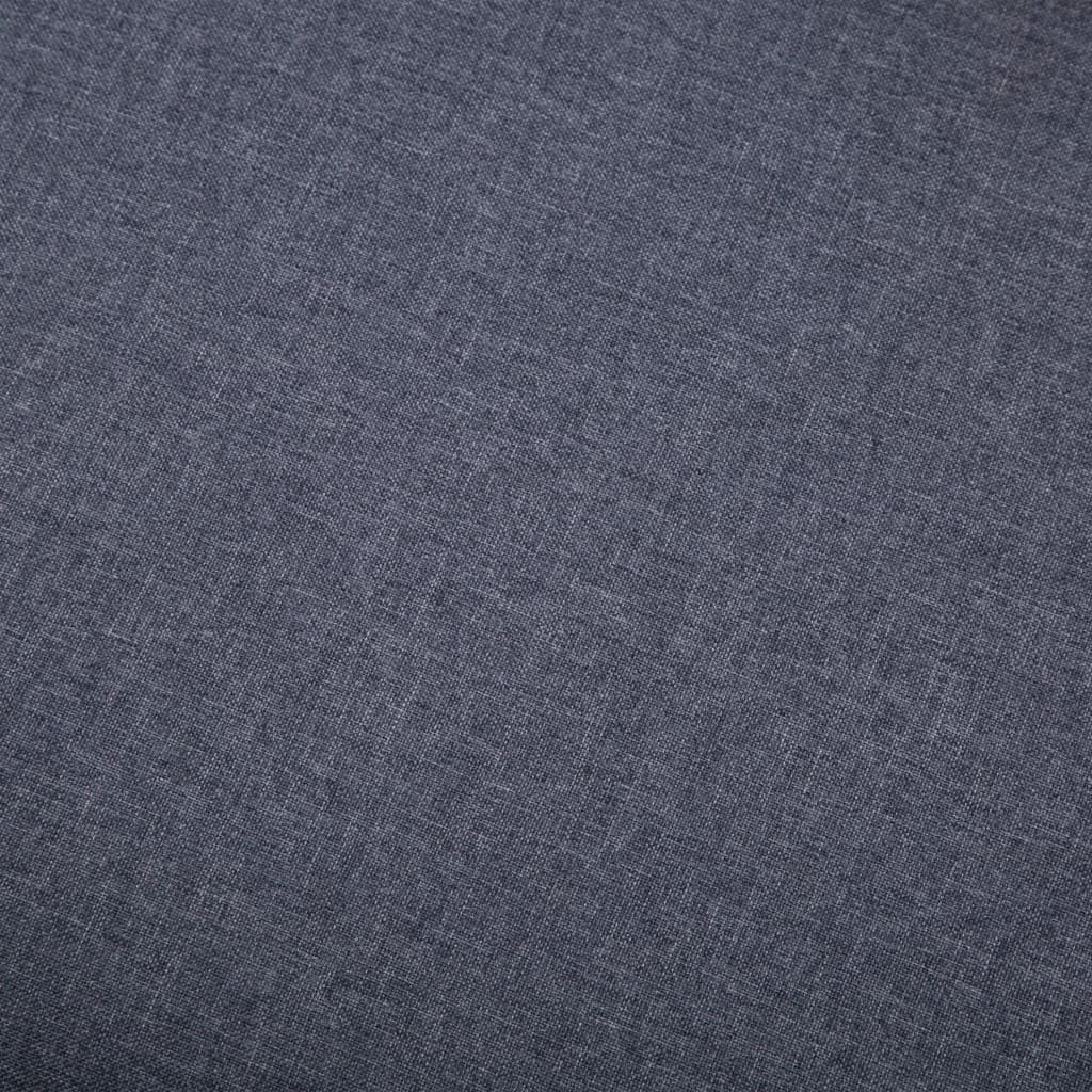 vidaXL Taburet, tapițerie din material textil, 73x43x42 cm, gri închis