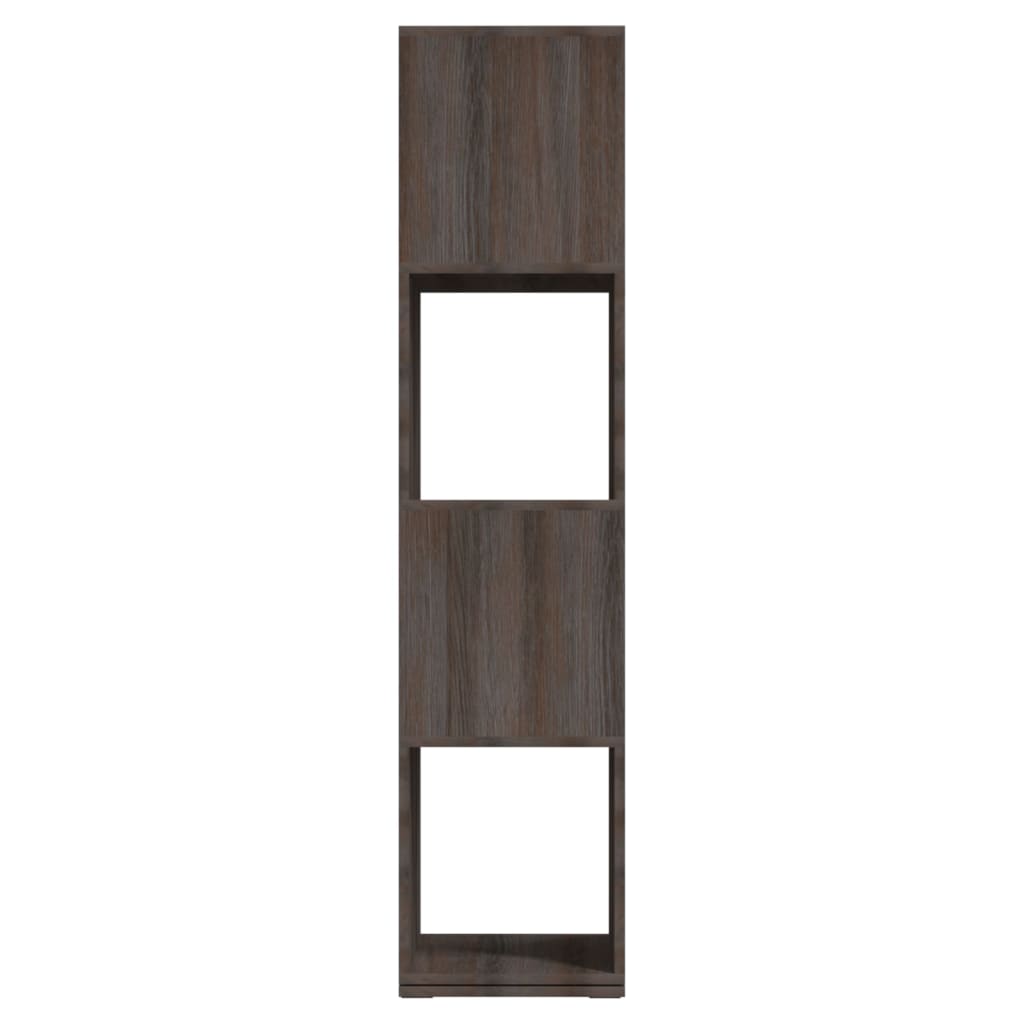 vidaXL Dulap rotativ, gri/stejar sonoma, 34,5x34,5x147,5 cm, lemn