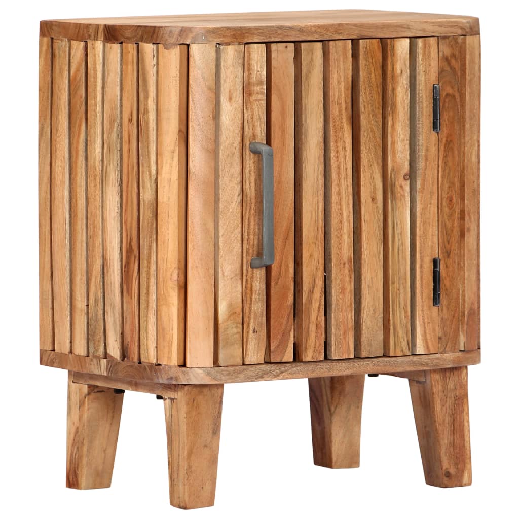 vidaXL Noptieră, 40x30x50 cm, lemn masiv de acacia