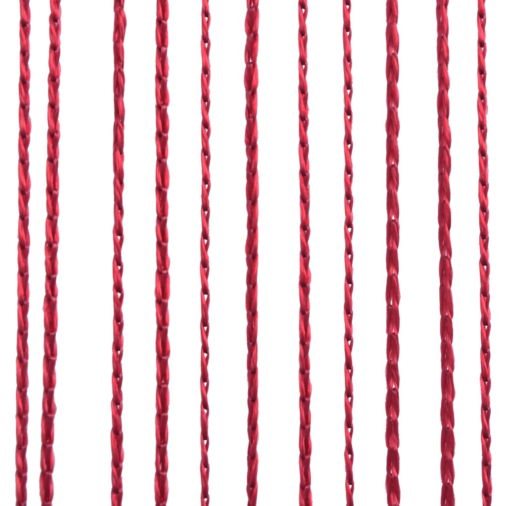 vidaXL Draperii cu franjuri, 2 buc., 100 x 250 cm, roșu burgund
