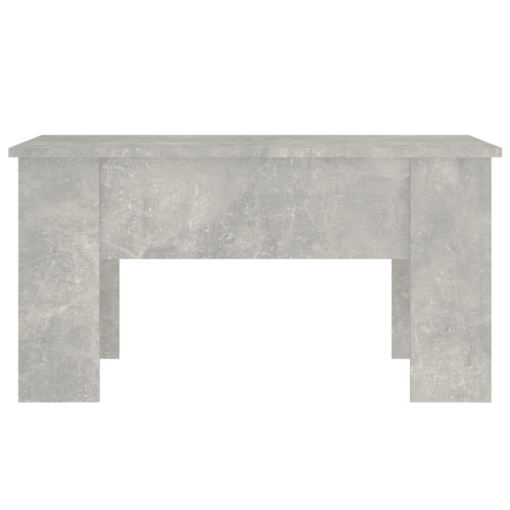 vidaXL Măsuță de cafea, gri beton, 79x49x41 cm, lemn prelucrat