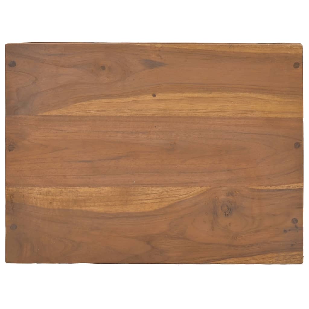 vidaXL Noptieră, 40x30x45 cm, lemn masiv de tec