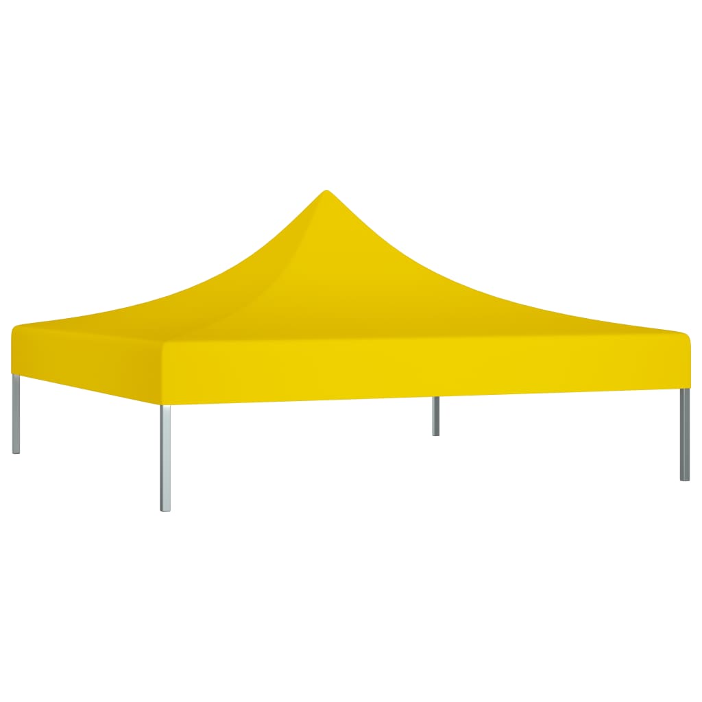vidaXL Acoperiș pentru cort de petrecere, galben, 2 x 2 m, 270 g/m²