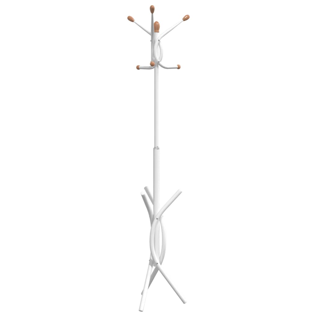 vidaXL Cuier de haine, alb, 176 cm, fier vopsit electrostatic