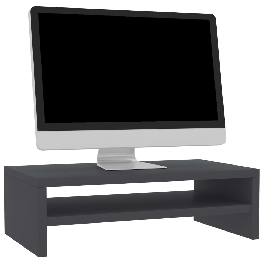 vidaXL Suport monitor, gri, 42 x 24 x 13 cm, PAL
