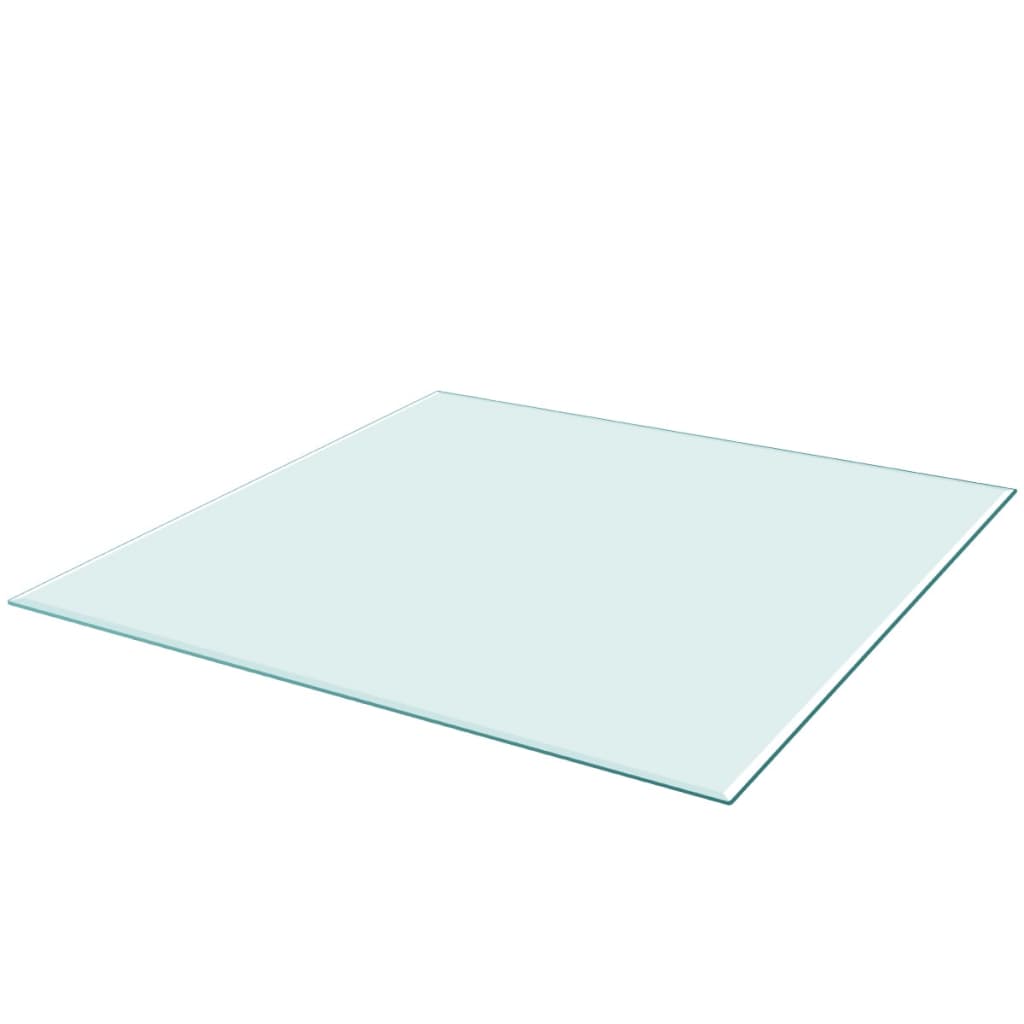 vidaXL Blat de masă din sticlă securizată pătrat 700 x 700 mm