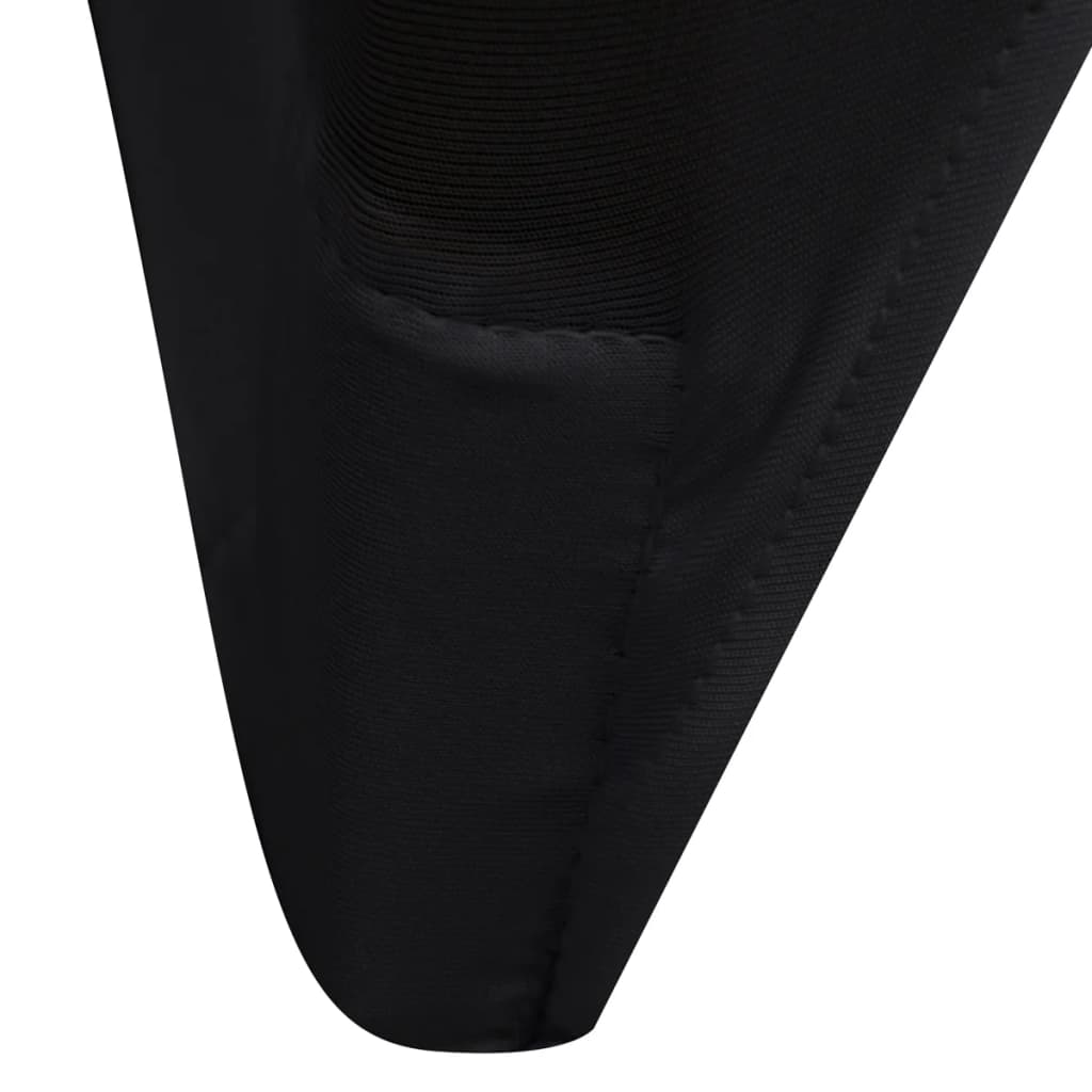 vidaXL Husă de scaun elastică, 50 buc., negru