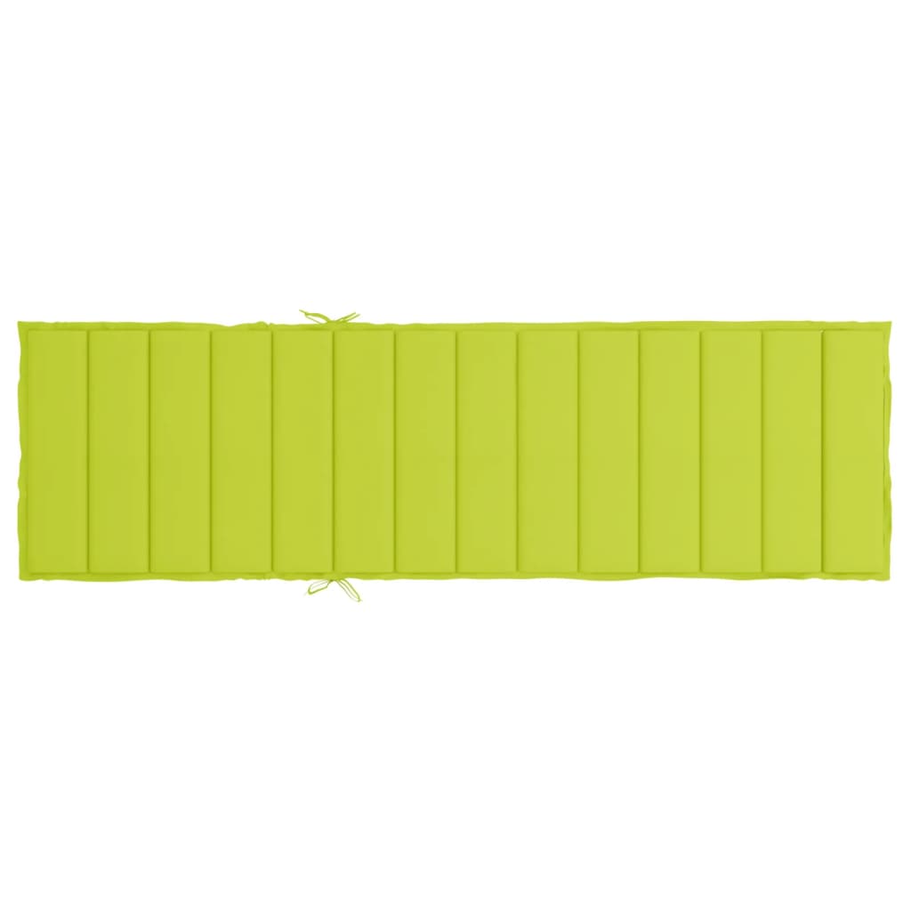 vidaXL Pernă de șezlong, verde aprins, 200x60x3 cm, textil oxford