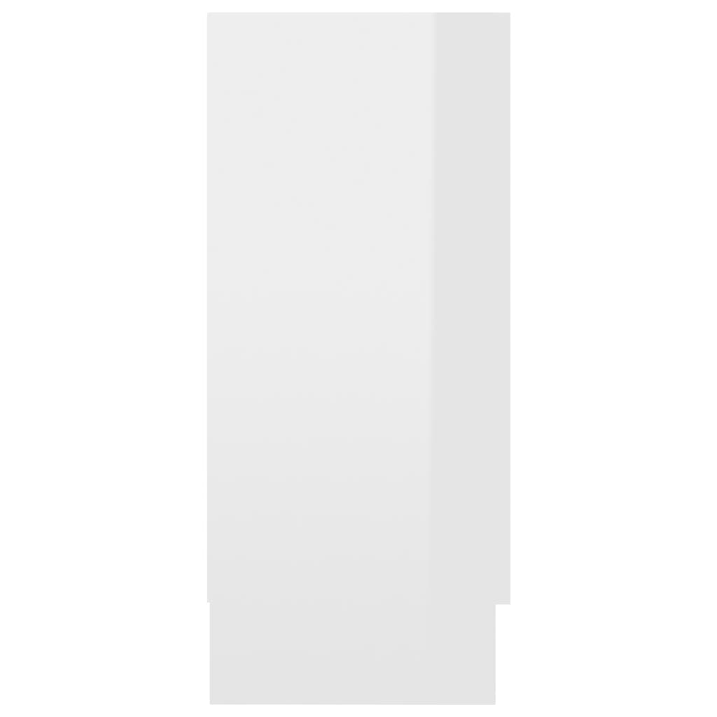 vidaXL Servantă, alb extralucios, 120 x 30,5 x 70 cm, PAL