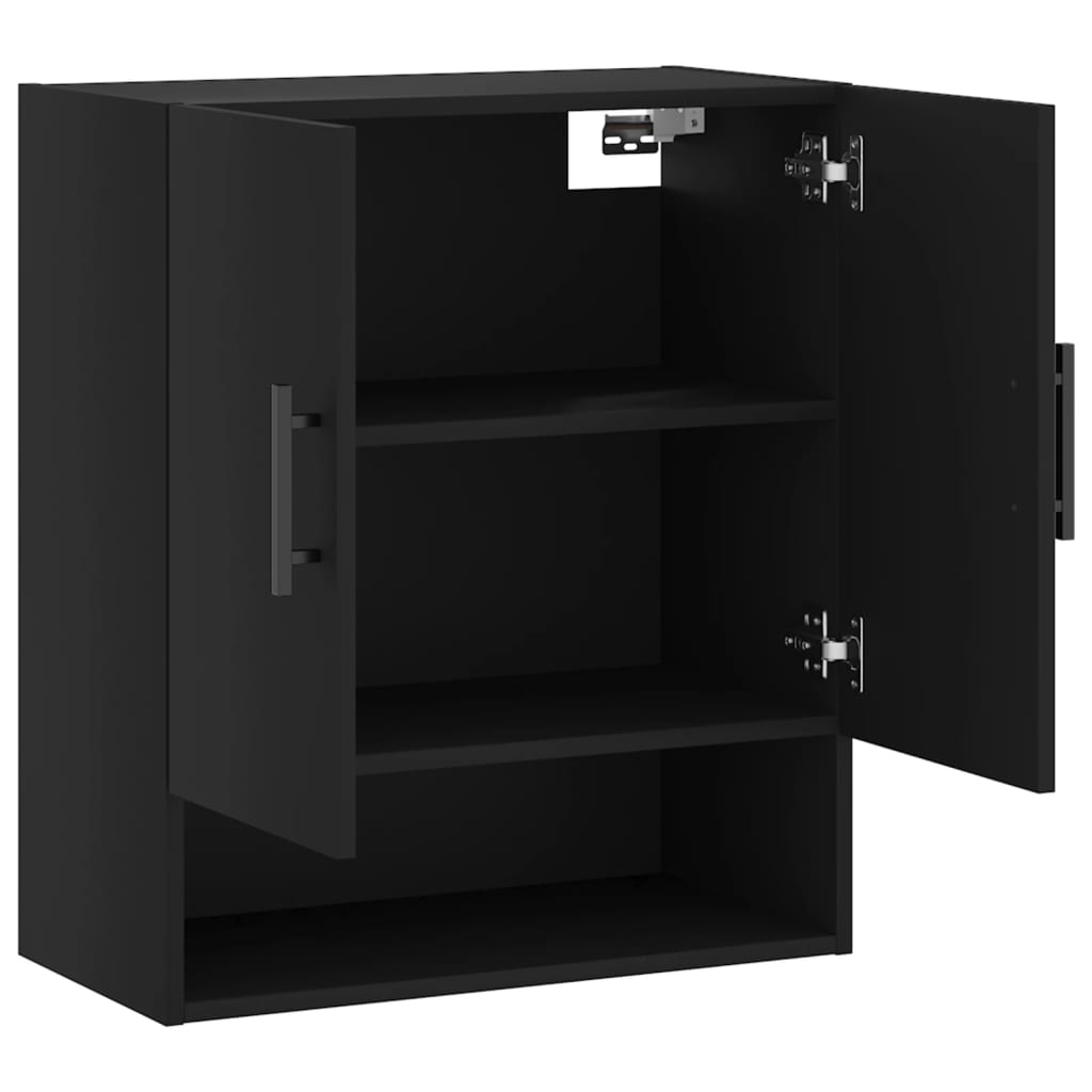 vidaXL Dulap de perete, negru, 60x31x70 cm, lemn compozit
