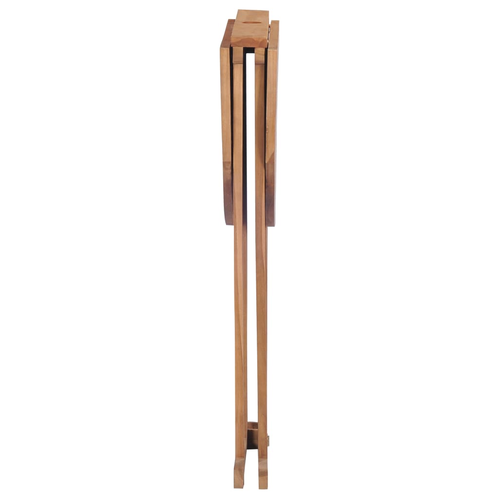 vidaXL Masă de bar pliabilă, 100 x 65 x 105 cm, lemn masiv de tec