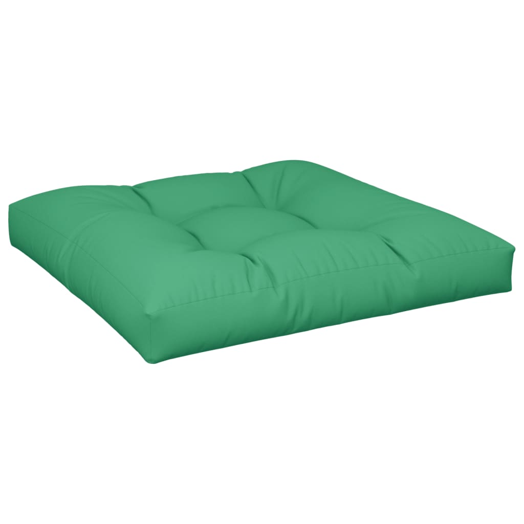 vidaXL Pernă pentru paleți, verde, 70x70x12 cm, material textil
