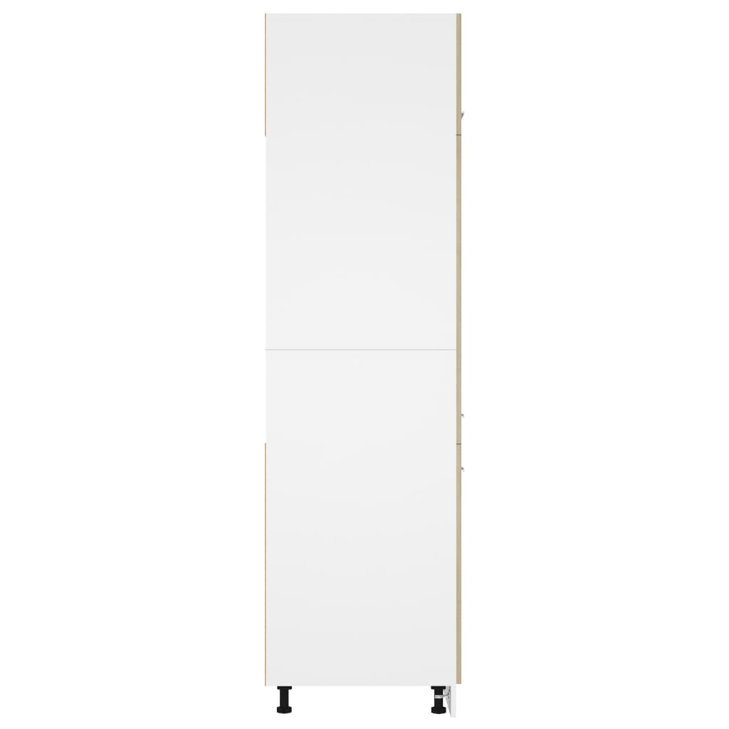 vidaXL Dulap pentru frigider, stejar Sonoma, 60 x 57 x 207 cm, PAL