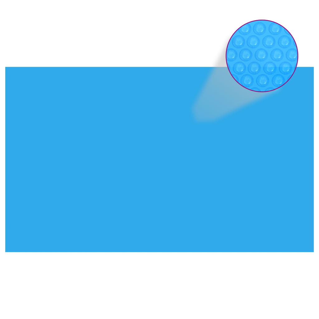vidaXL Prelată de piscină, albastru, dreptunghiular, 500 x 300 cm, PE