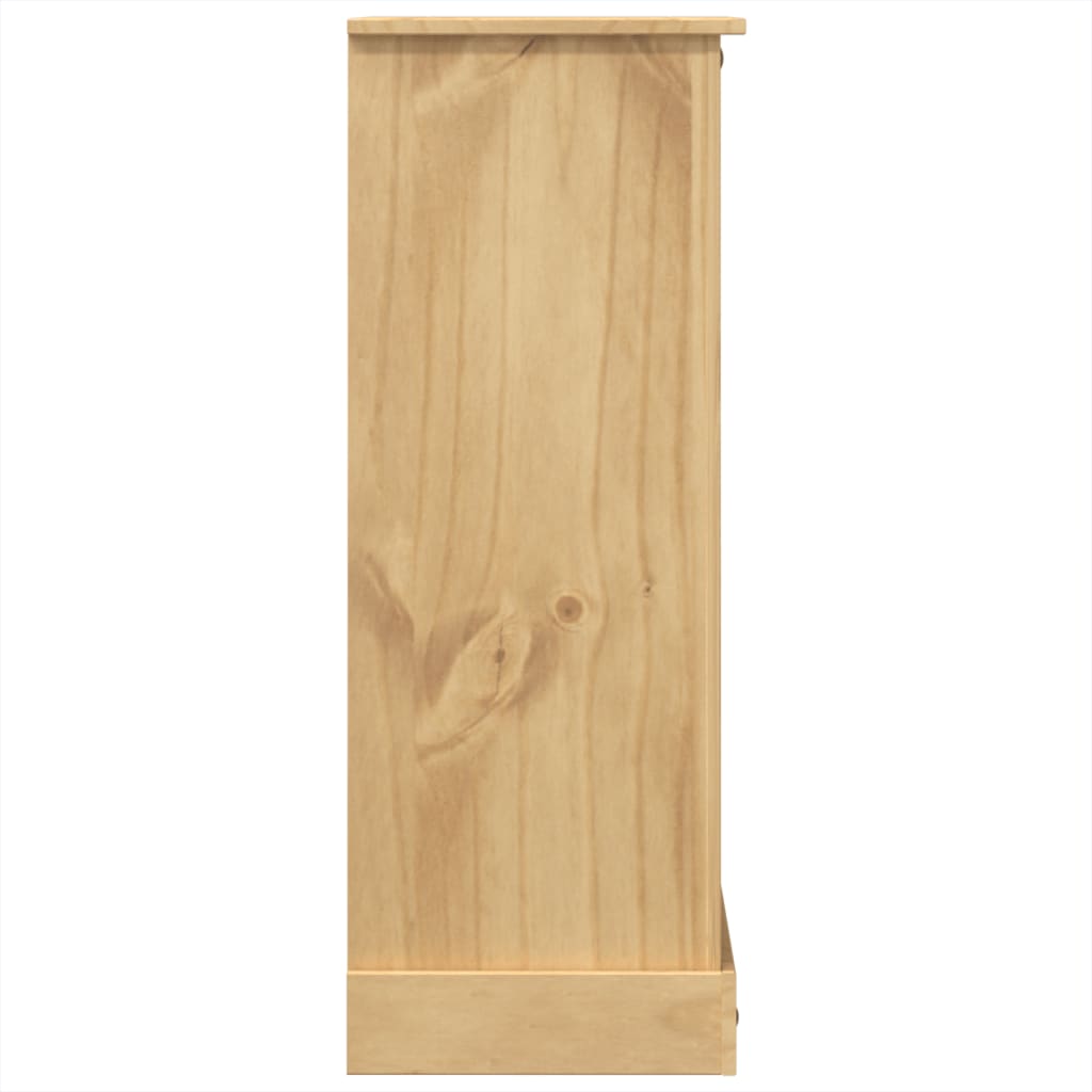 vidaXL Dulap cu sertare „Corona”, 80x43x114 cm, lemn masiv de pin
