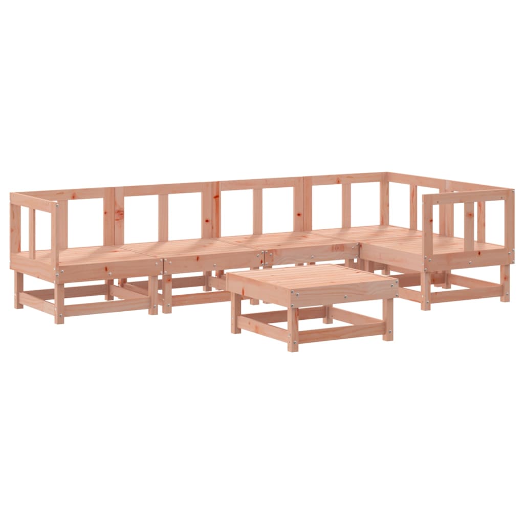 vidaXL Set mobilier relaxare grădină, 6 piese, lemn masiv Douglas