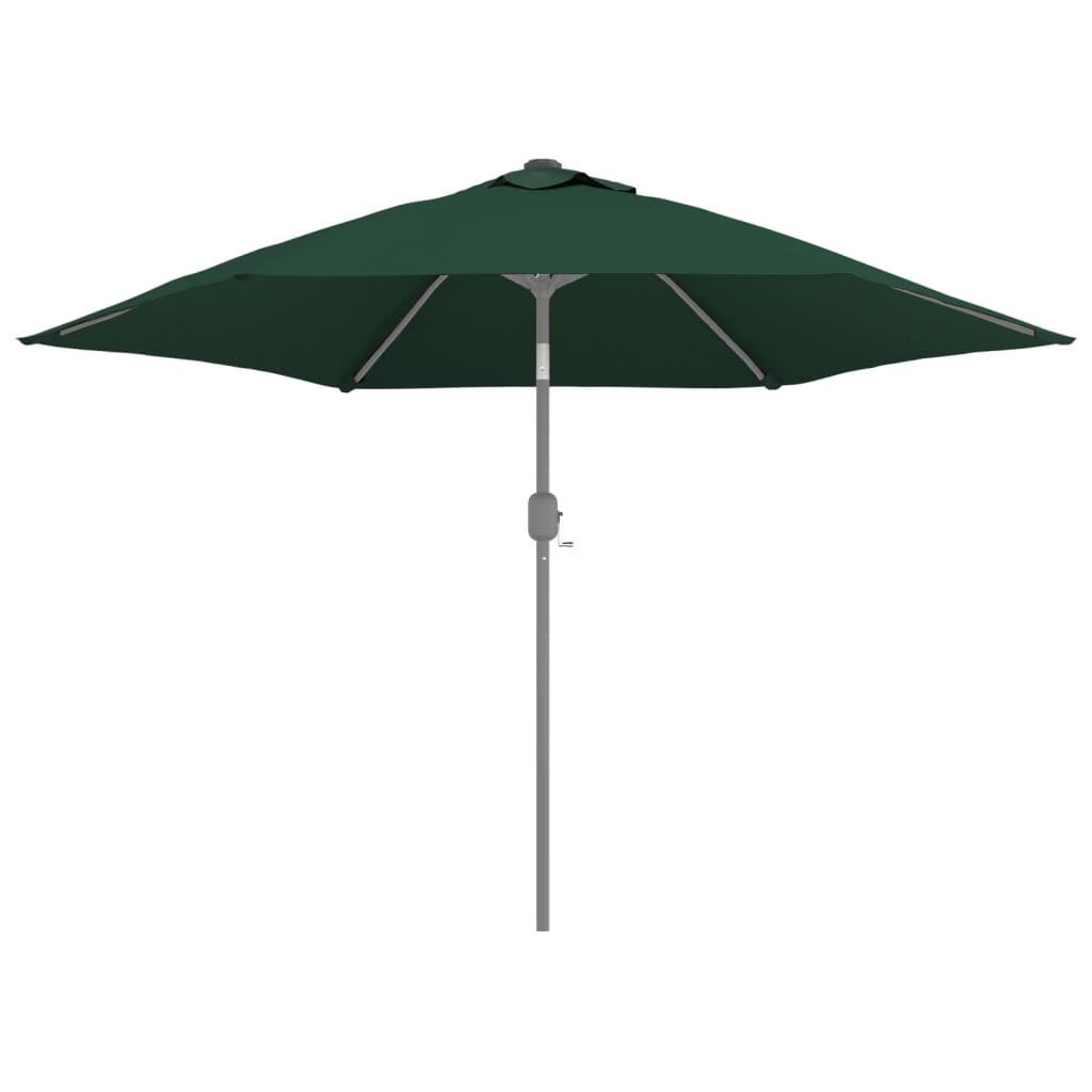 vidaXL Pânză de schimb umbrelă de soare de grădină, verde, 300 cm