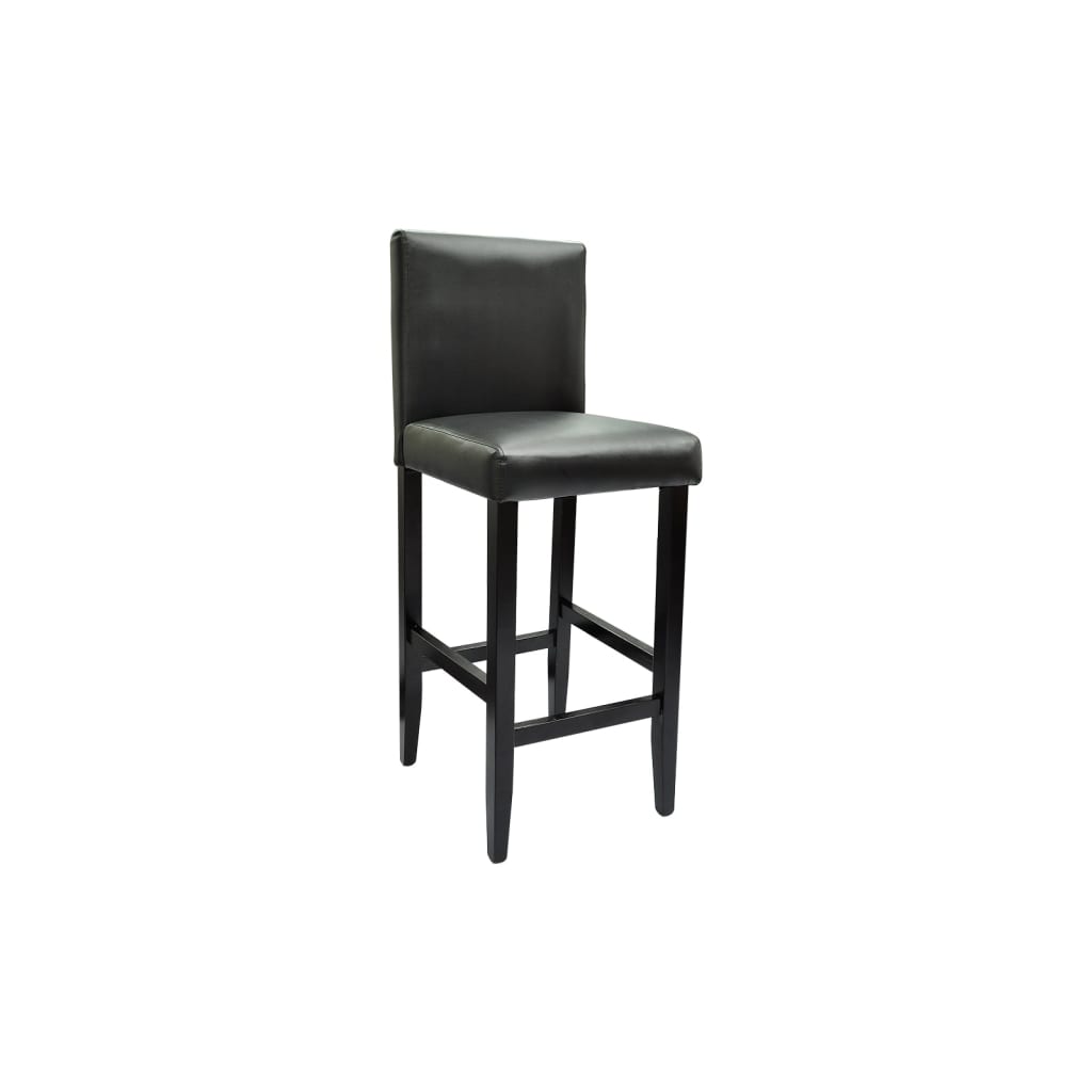 Masă de bar cu 2 scaune de bar, negru