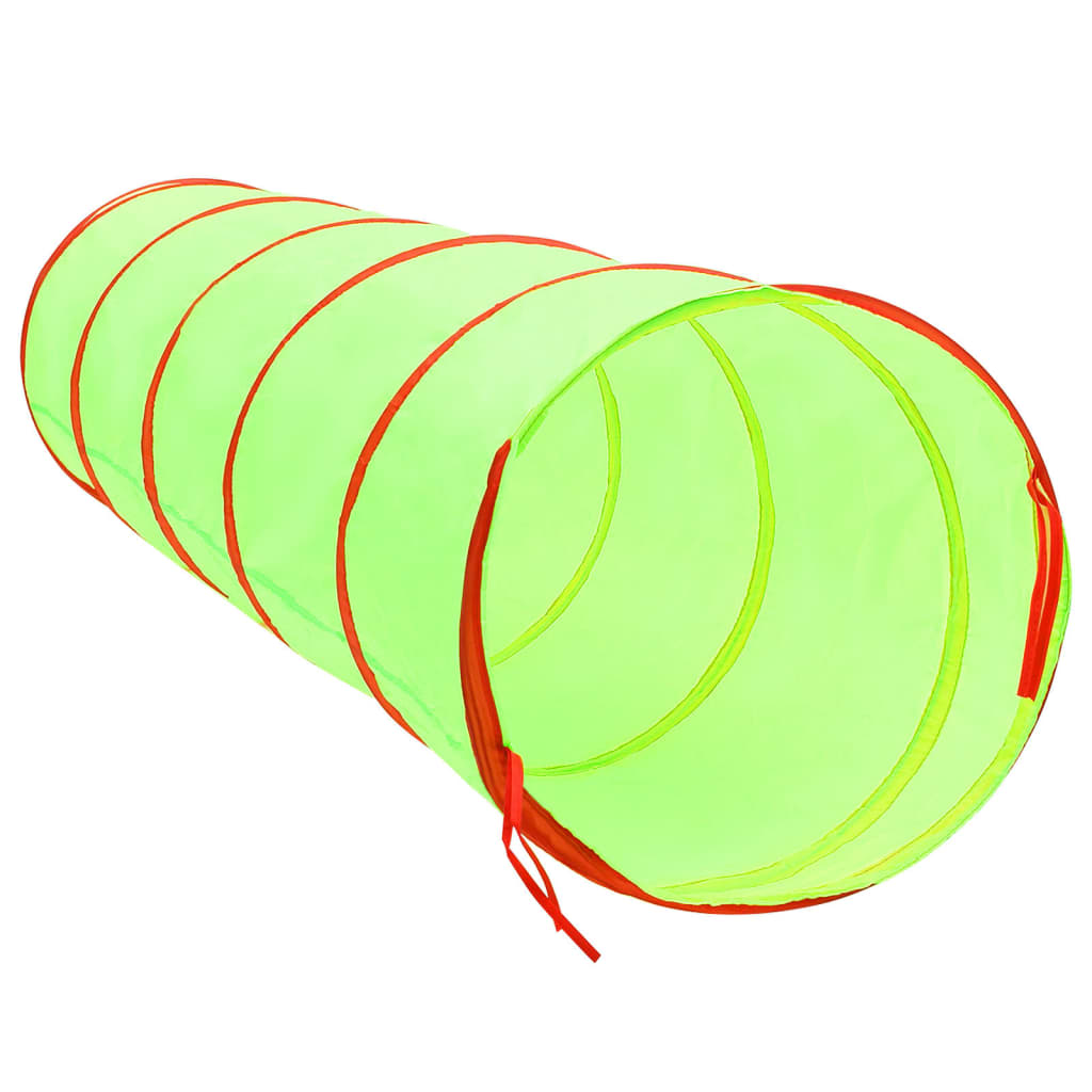 vidaXL Tunel de joacă pentru copii, verde, 175 cm, poliester