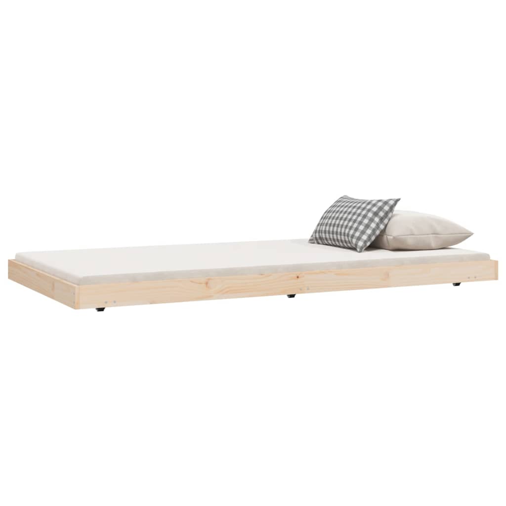 vidaXL Cadru de pat, 80x200 cm, lemn masiv de pin