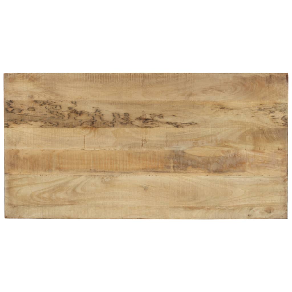 vidaXL Masă de bucătărie, 118 x 60 x 76 cm, lemn masiv, vintage