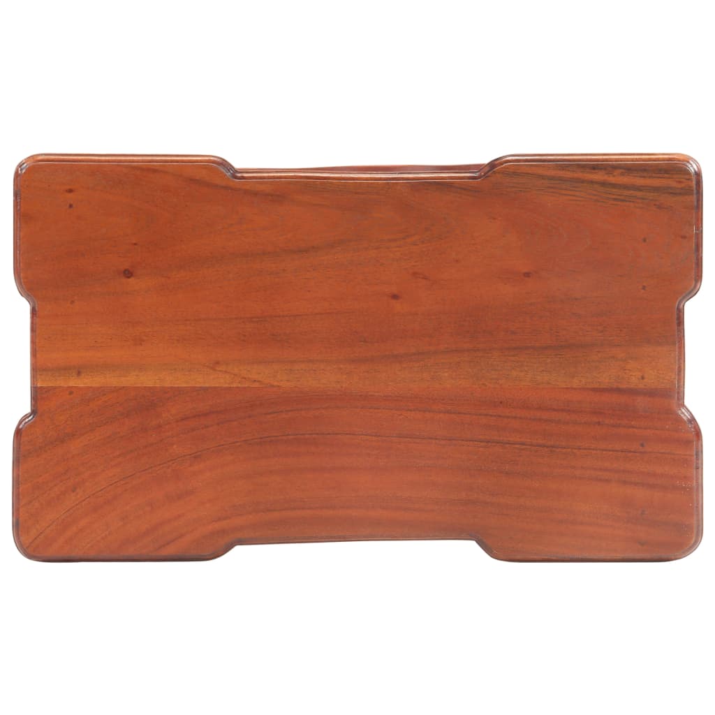 vidaXL Raft pentru reviste, 50x30x53 cm, lemn masiv de acacia