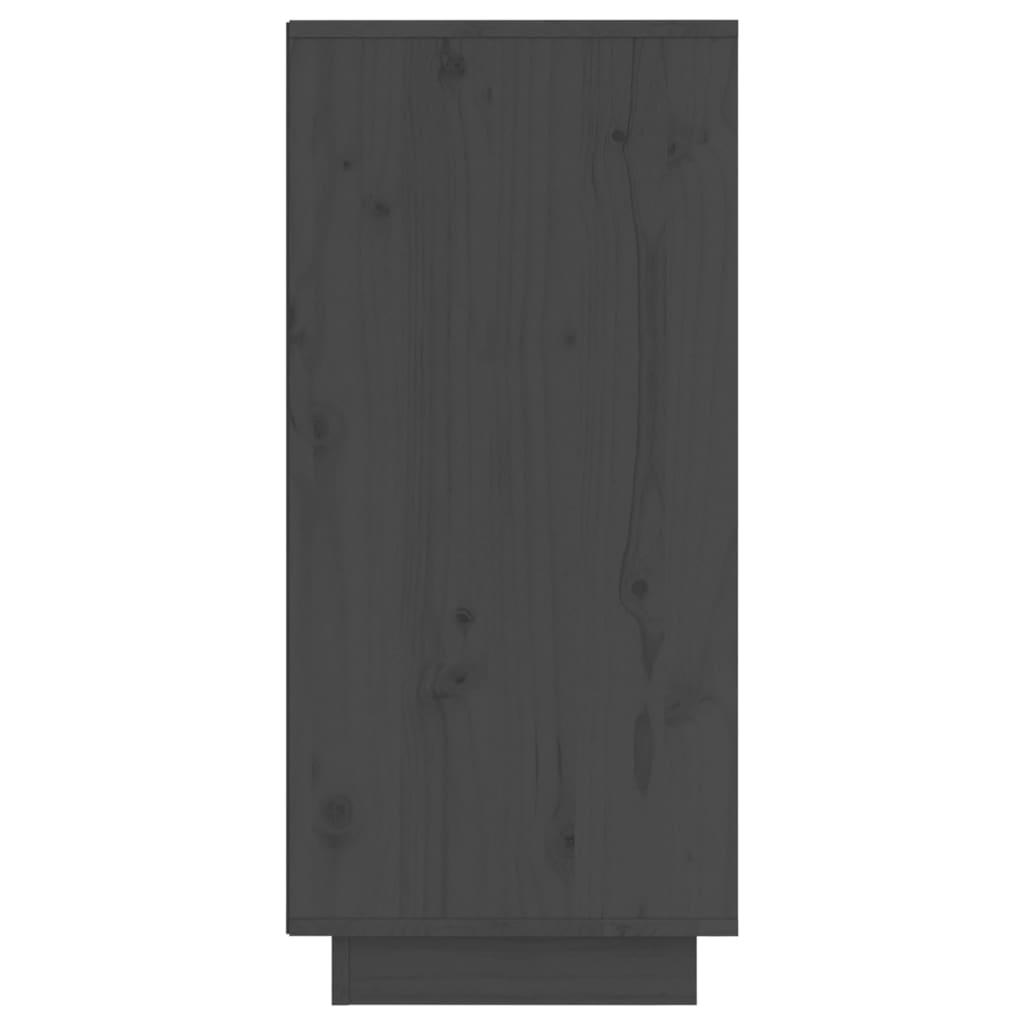 vidaXL Servantă, gri, 31,5x34x75 cm, lemn masiv de pin
