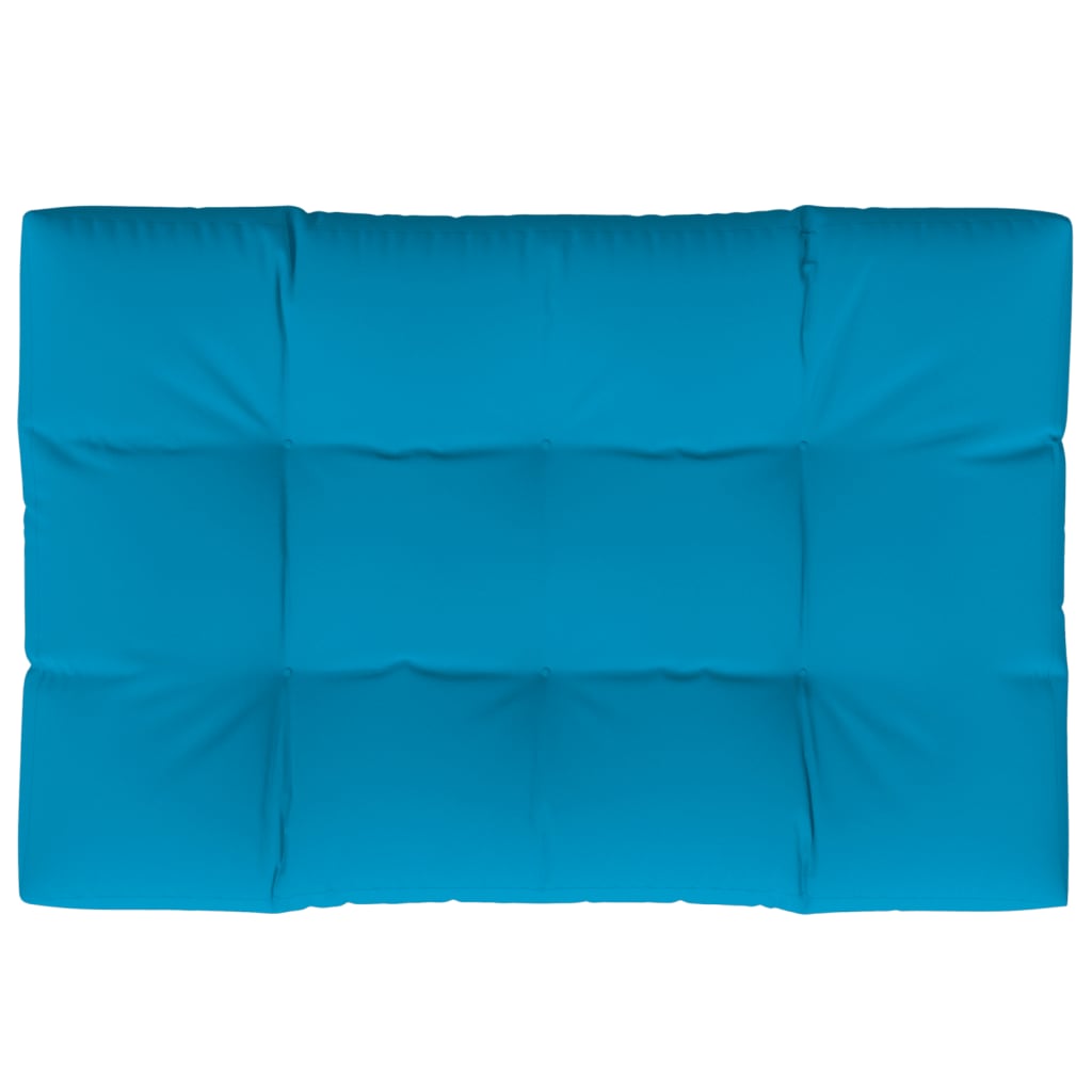 vidaXL Pernă canapea din paleți, albastru, 120 x 80 x 12 cm