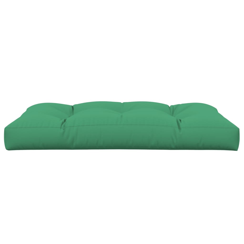 vidaXL Pernă pentru paleți, verde, 120 x 80 x 12 cm, material textil