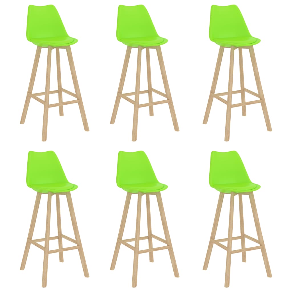 vidaXL Set mobilier de bar, 7 piese, verde
