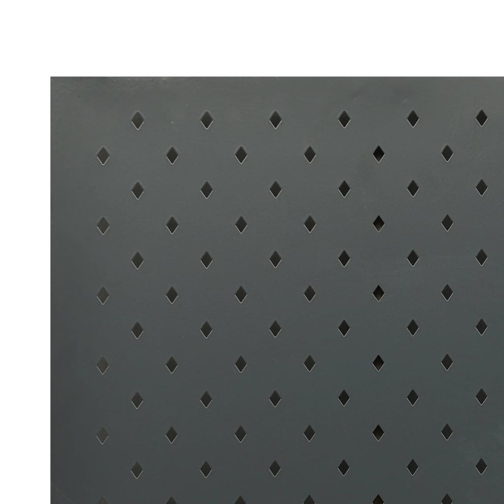 vidaXL Paravan de cameră cu 3 panouri, antracit, 120x180 cm, oțel