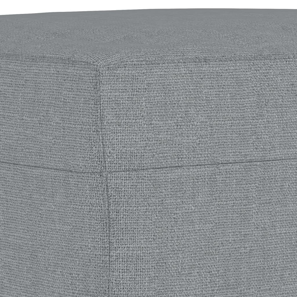 vidaXL Taburet, gri deschis, 60x50x41 cm, material textil