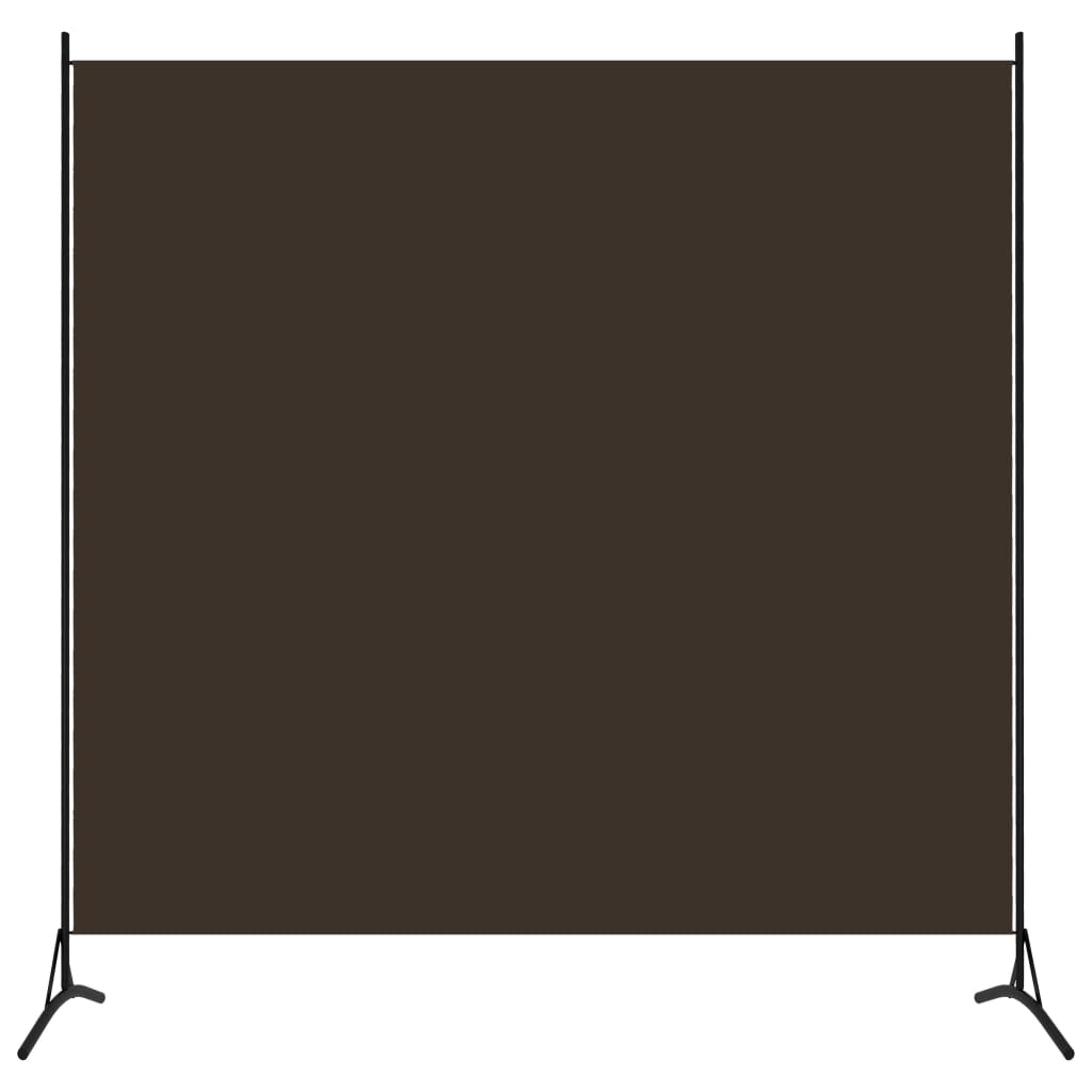 vidaXL Separator de cameră, maro, 175x180 cm, textil