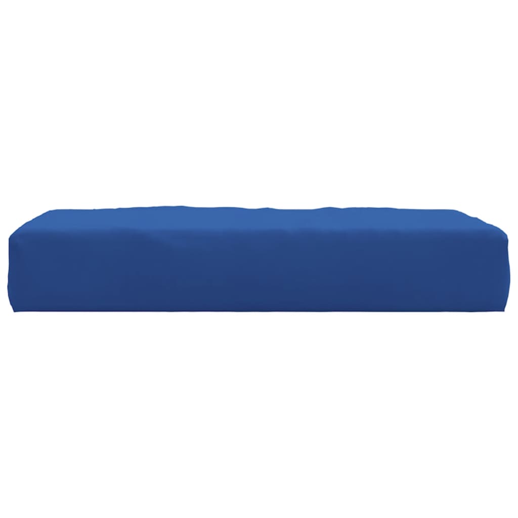 vidaXL Pernă de taburet din paleți, albastru, material textil