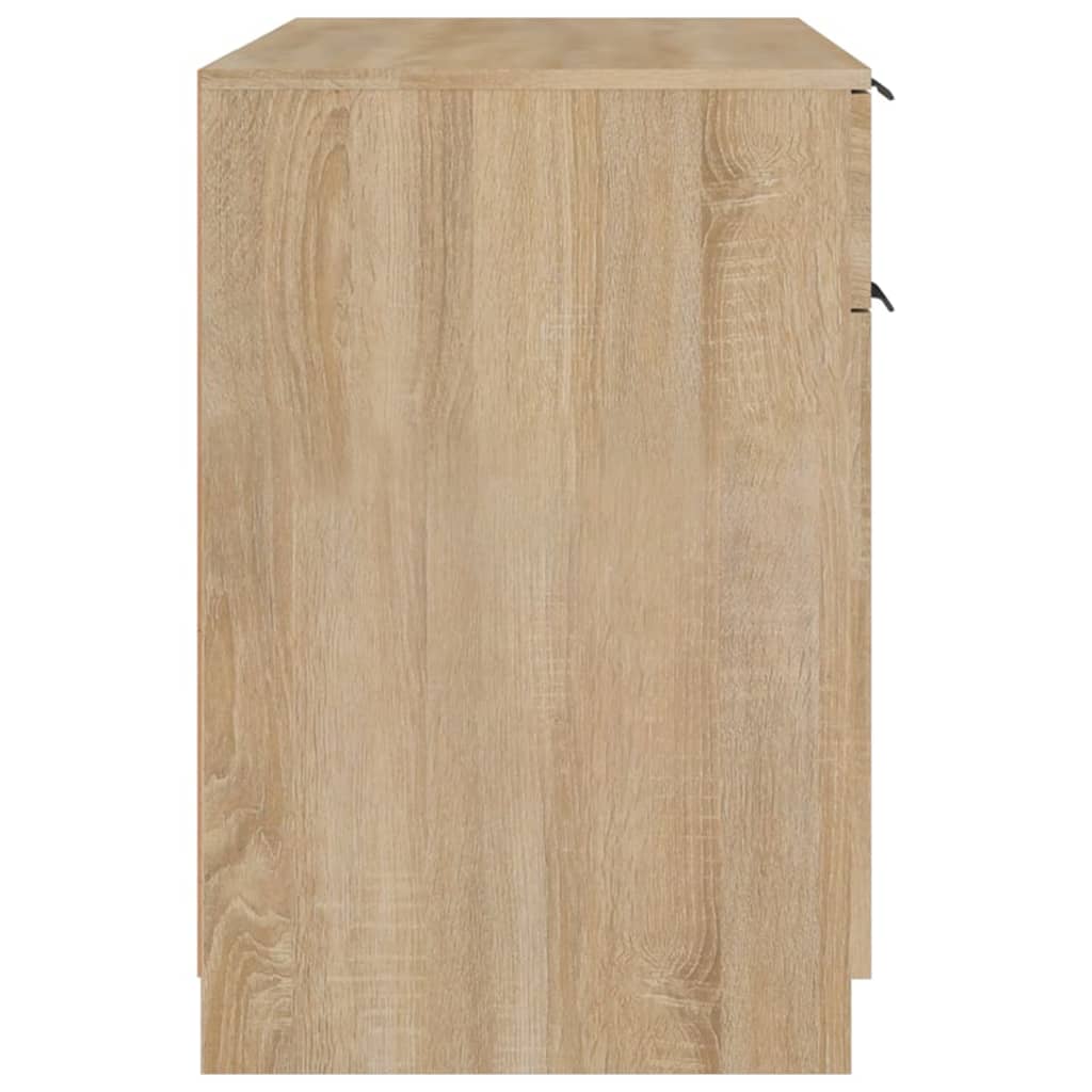vidaXL Birou, stejar sonoma, 100x50x75 cm, lemn prelucrat