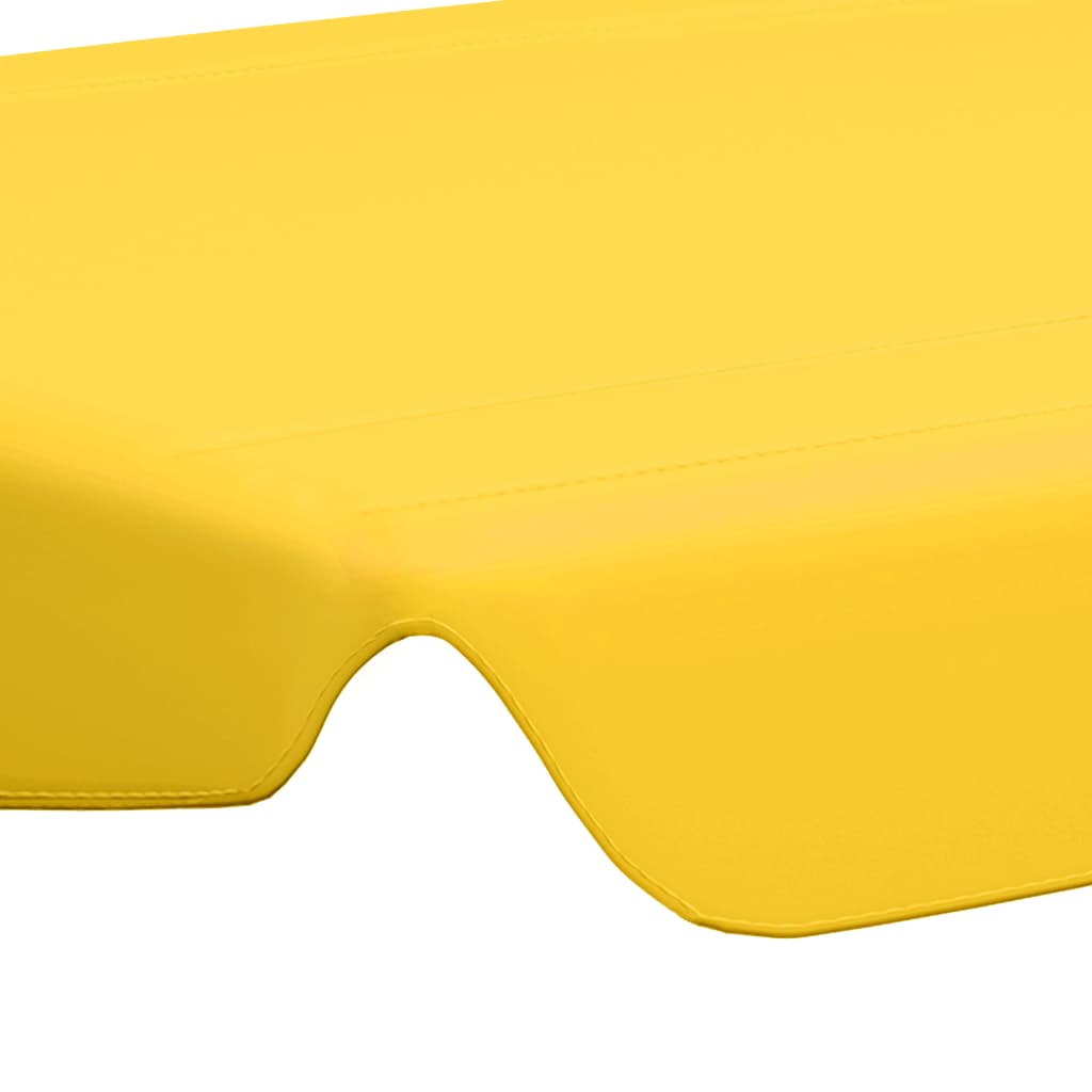 vidaXL Copertină de rezervă leagăn grădină galben 188/168x145/110cm